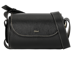 Darryl Barrel Crossbody, Leather, Black, 04216855, DB, 3*